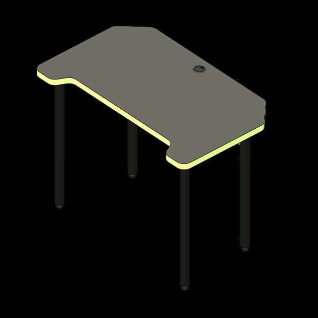 SSG Desk Gamer ESport Mobile LAM Round Glides