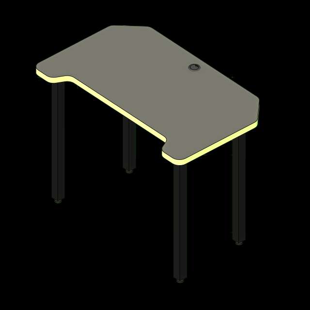 SSG Desk Gamer ESport Mobile LAM Square Glides