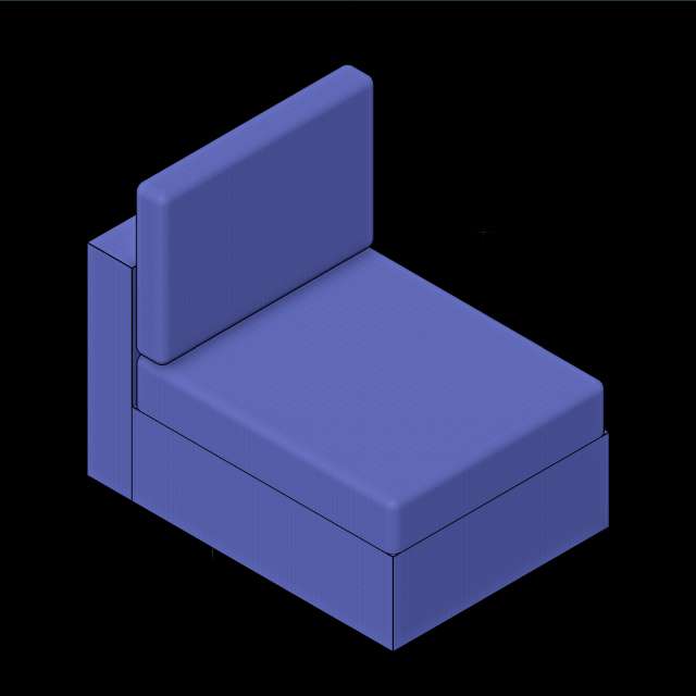 SSG Couch Sectional Modular UPH Deep