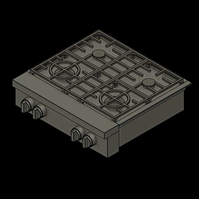 SSG Appliance Range Countertop SST 4 Burner