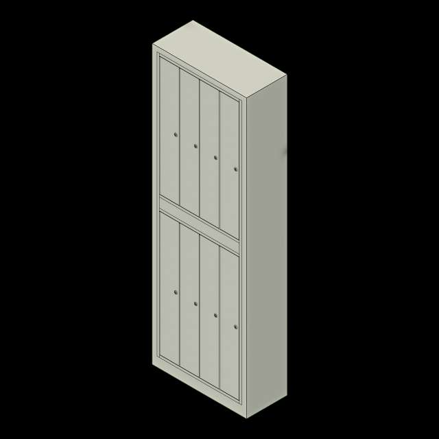 SSG Locker Weapon Combination PCS 8 Compartment