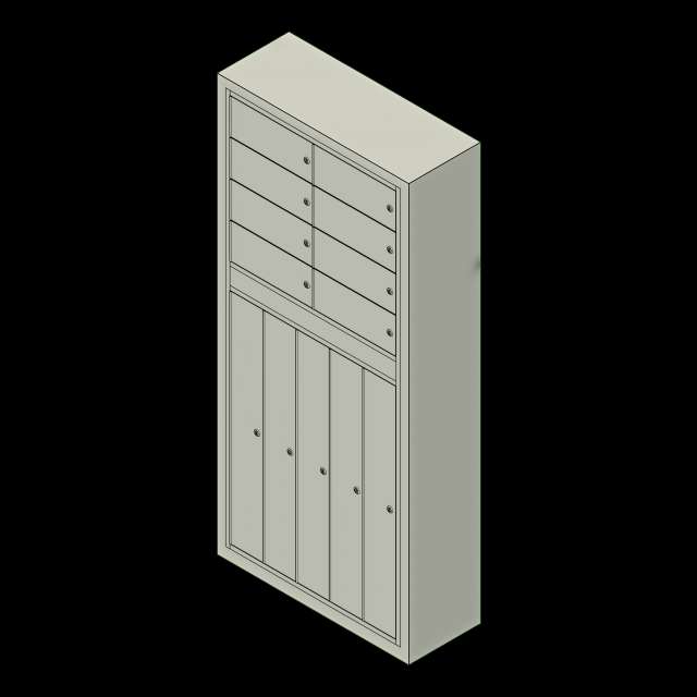 SSG Locker Weapon Combination PCS Combination Compartment