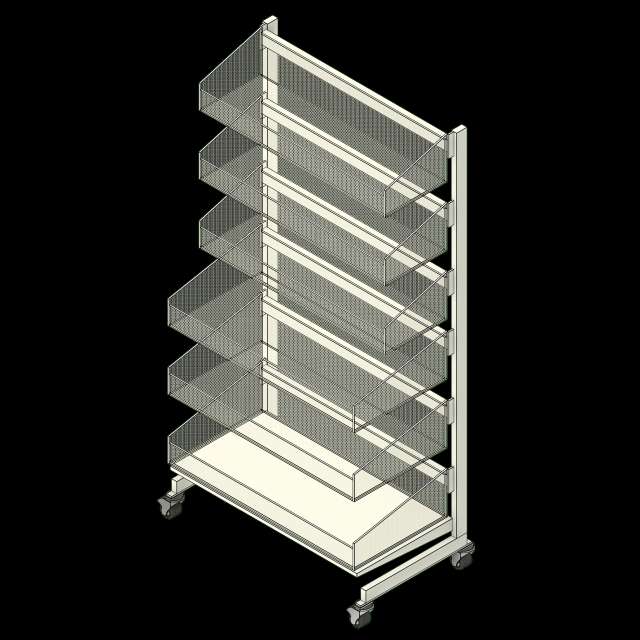  SSG Storage Modular Supply System PCS Starter 36 Wide 6 Baskets Single Sided