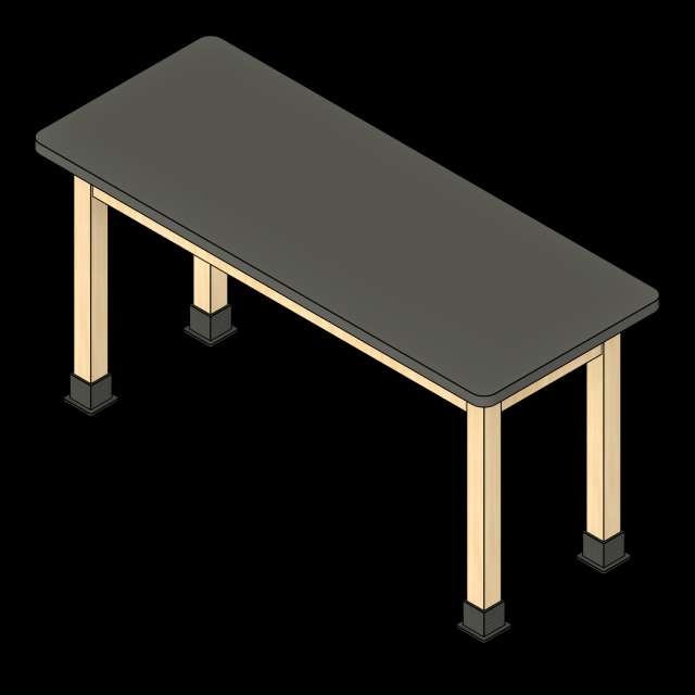  SSG Table Science Book Compartment HRW 60x24 Laminate