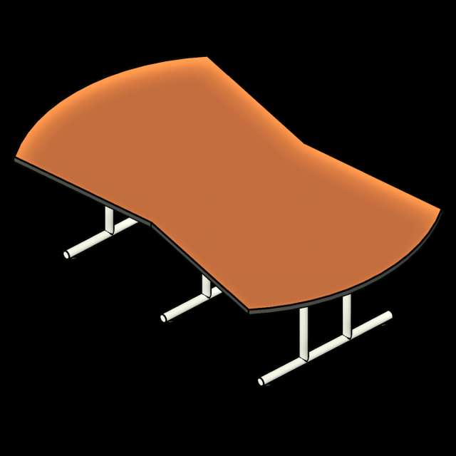  SSG Table Conference Buckle LAM 96x57 TT Base