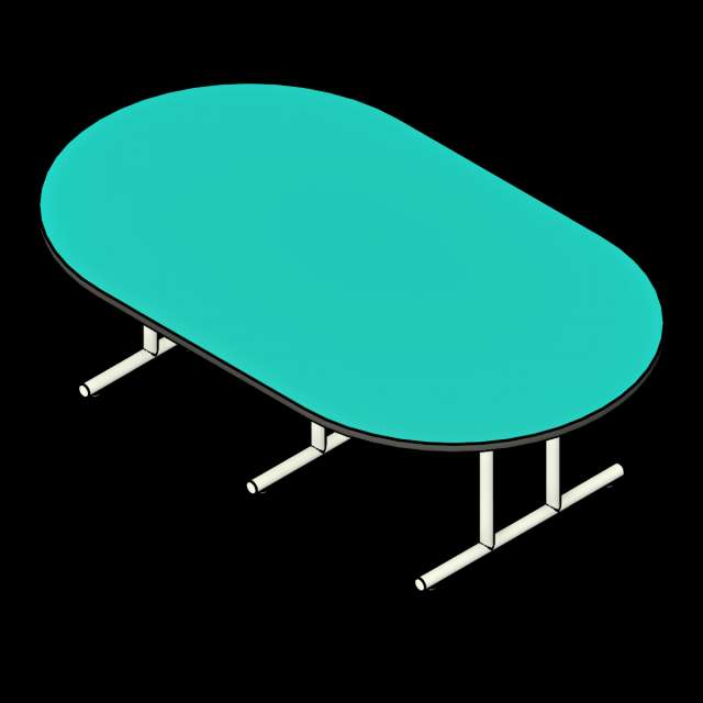  SSG Table Conference Race Track LAM 96x57 TT Base