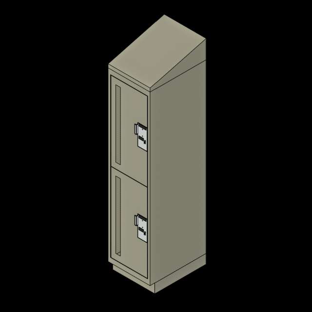  SSG Locker Personal Storage Tiered Load Bearing Vest PCS 2 Tier Slopped Top