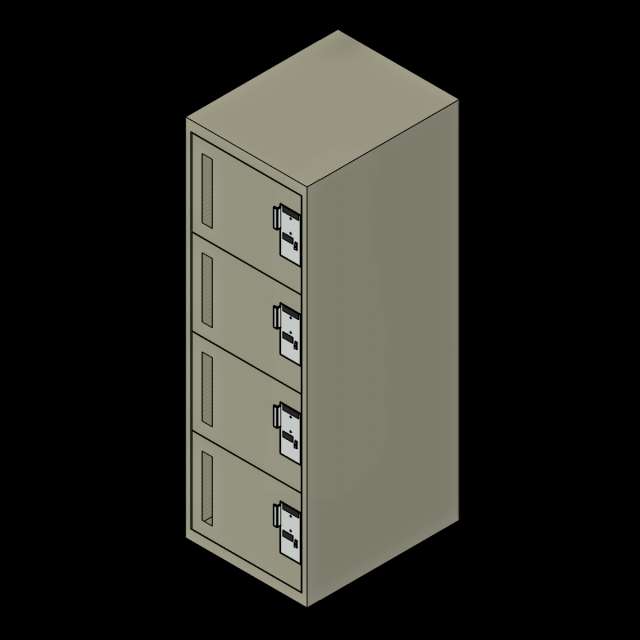  SSG Locker Personal Storage Tiered Load Bearing Vest PCS 4 Tier No Base