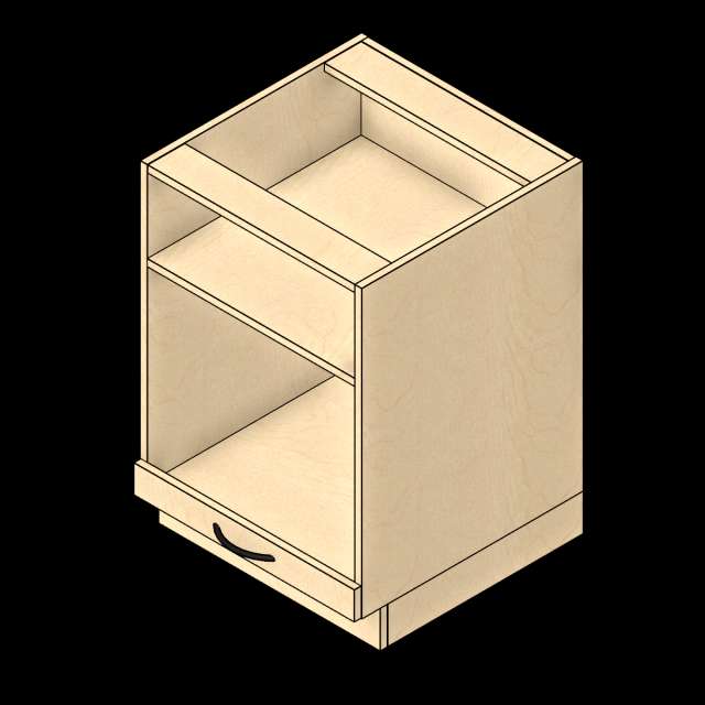  SSG Cabinet Base Printer Shelf LAM