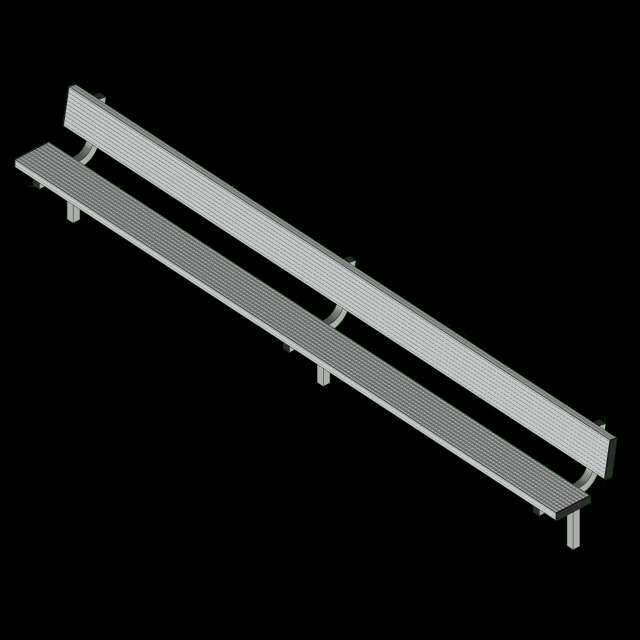  SSG Bench Indoor Outdoor SST Backrest Fixed 15 Feet