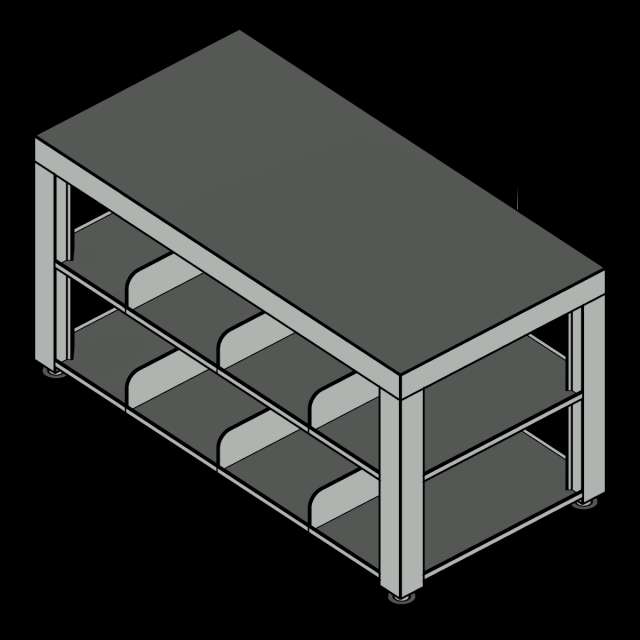  SSG Bench Gowning Sterile SST 3618 Storage