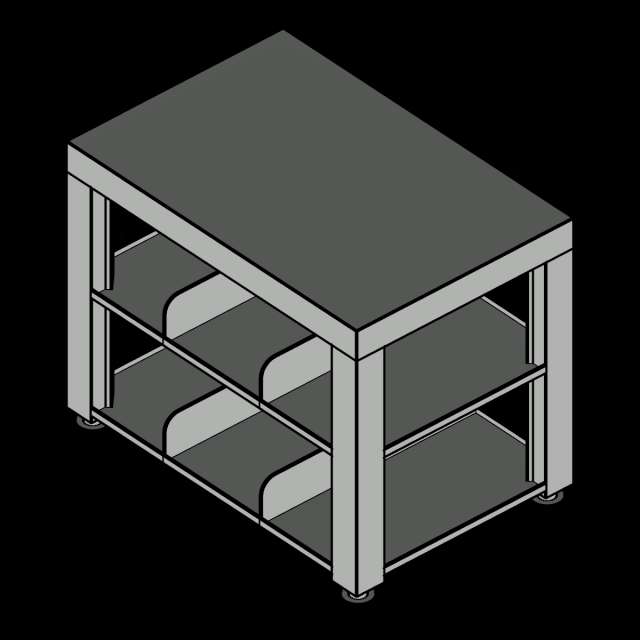  SSG Bench Gowning Sterile SST 2416 Storage