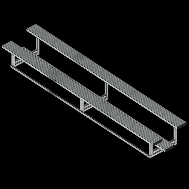  SSG Bleacher Indoor Outdoor SST 15 Feet 2 Tier