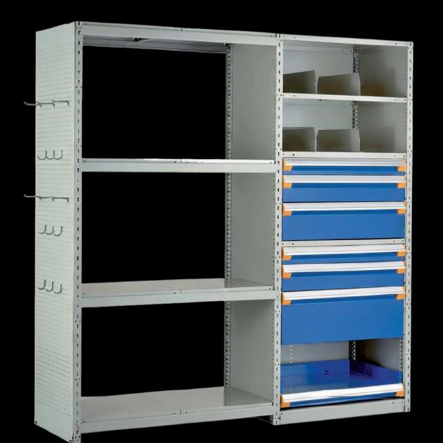  SSG-drawers-in-shelving-heavy-duty-parts-storage-tool-crib-Enhanced