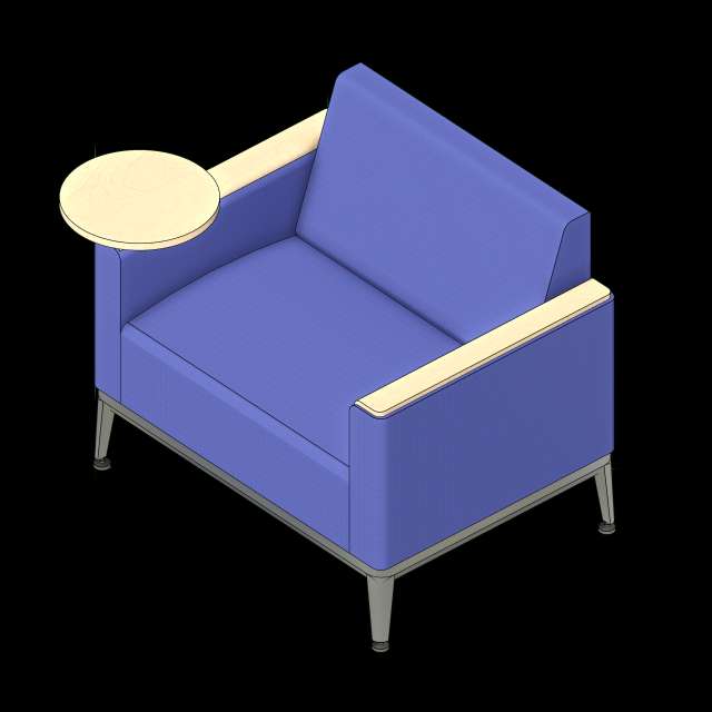  SSG Seating Lounge UPH Bariatric Chair Swivel Tablet