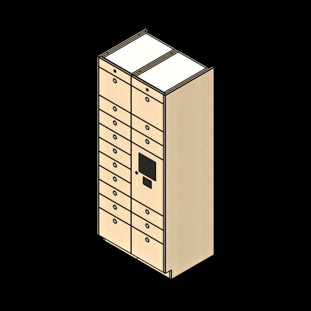  SSG Locker Smart Parcel 16 Openings 2 Columns PCS