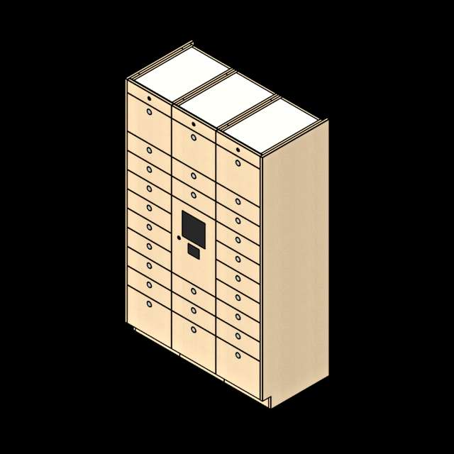  SSG Locker Smart Parcel 26 Openings 3 Columns PCS