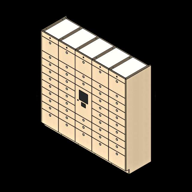  SSG Locker Smart Parcel 46 Openings 5 Columns PCS