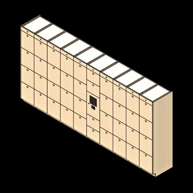  SSG Locker Smart Parcel 40 Openings 10 Columns PCS