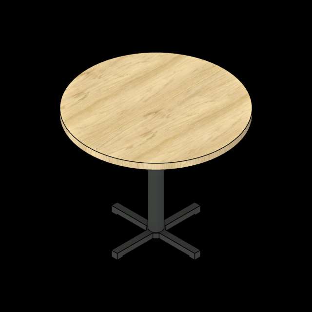  SSG Table Restaurant Circle LAM Eased Edge
