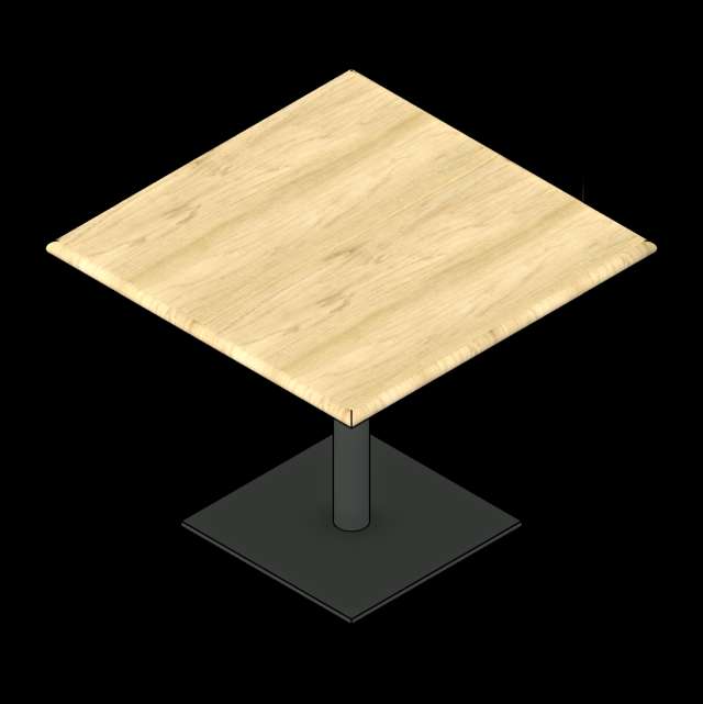  SSG Table Restaurant Square LAM Bullnose Edge