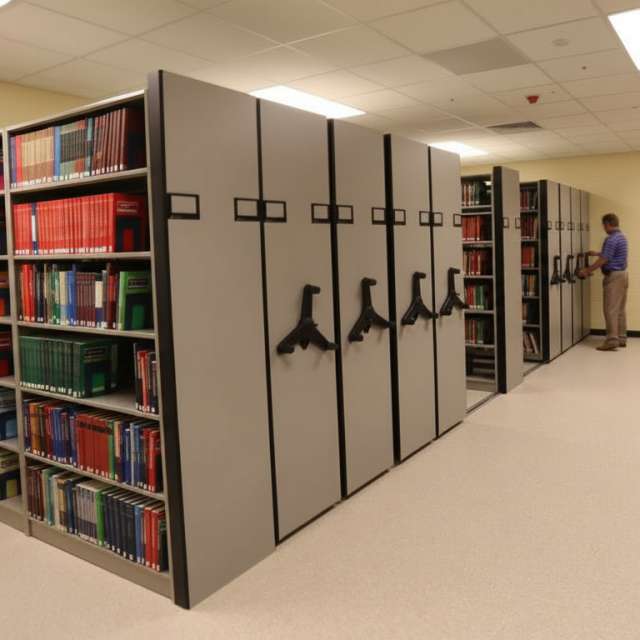  High Density Mobile Shelving System