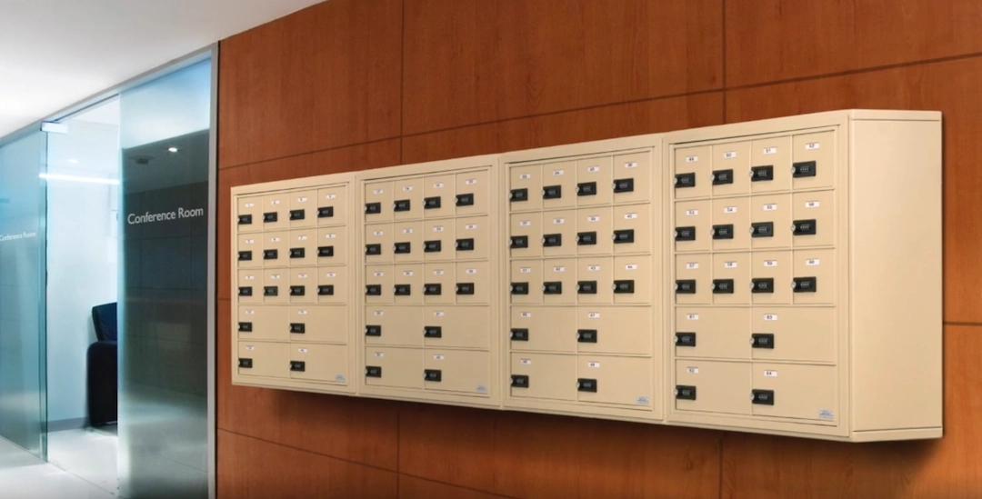 Image of Police lockers that respeasent public safety solutions