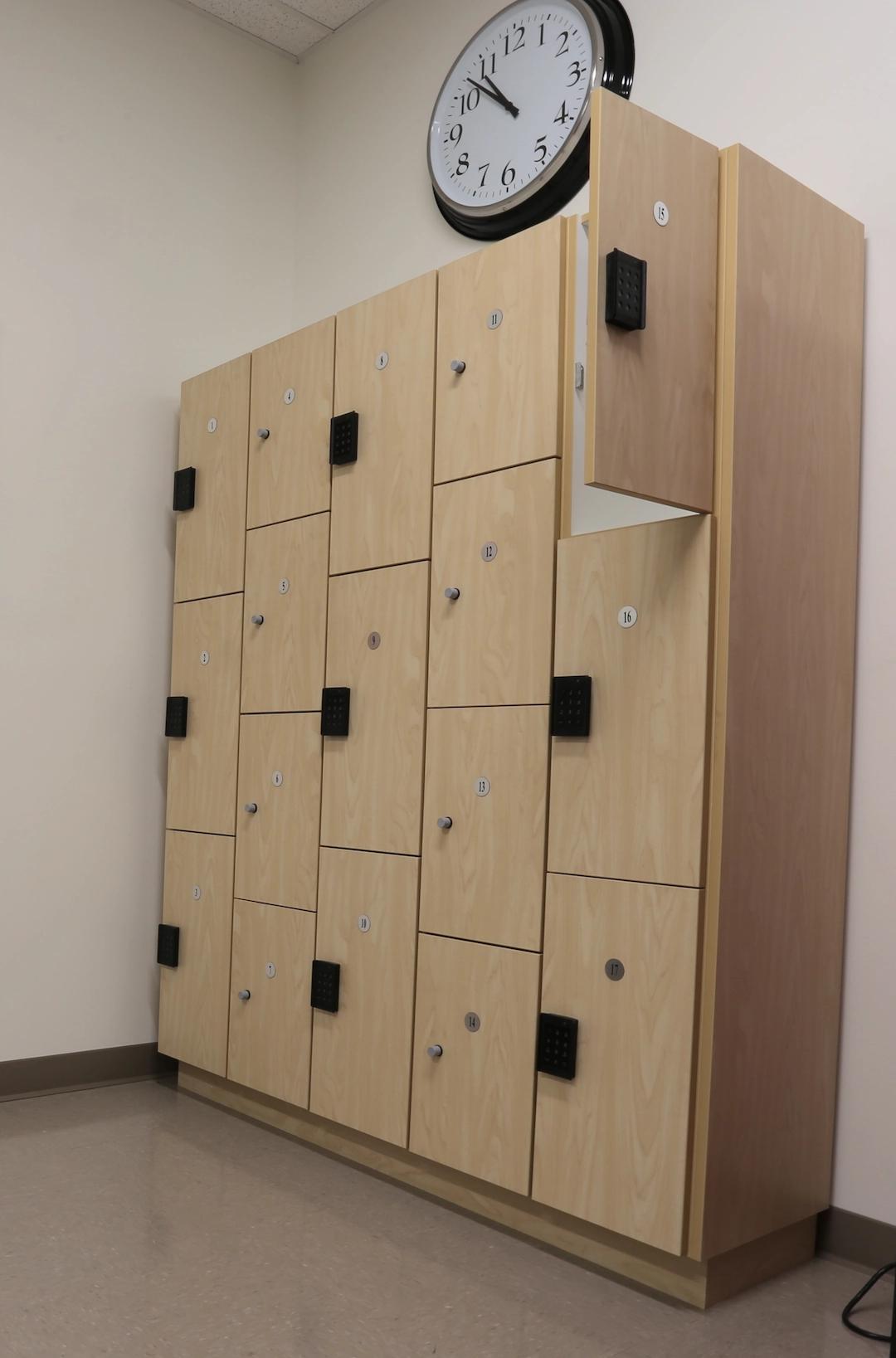 Image of Police lockers that respeasent public safety solutions