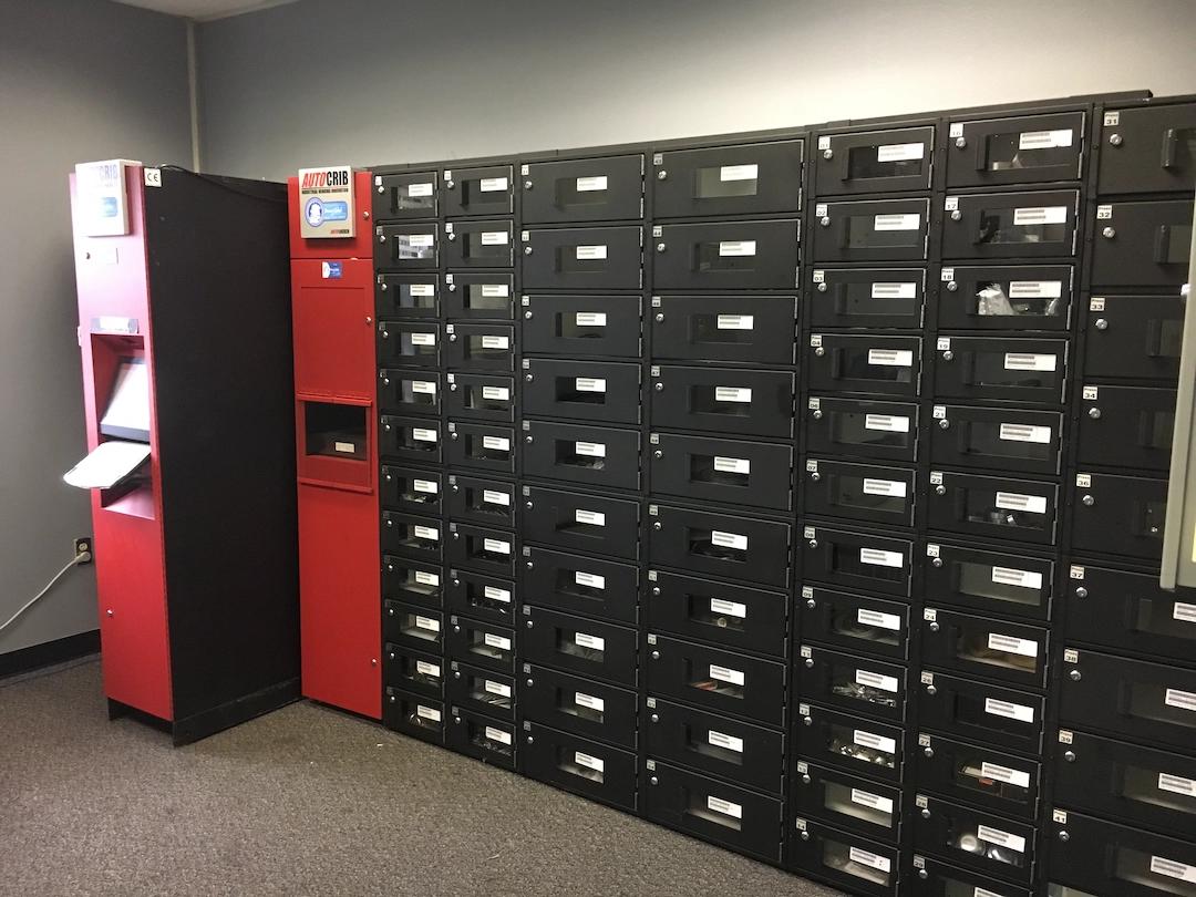 Image of Police lockers that respeasent public safety solutions