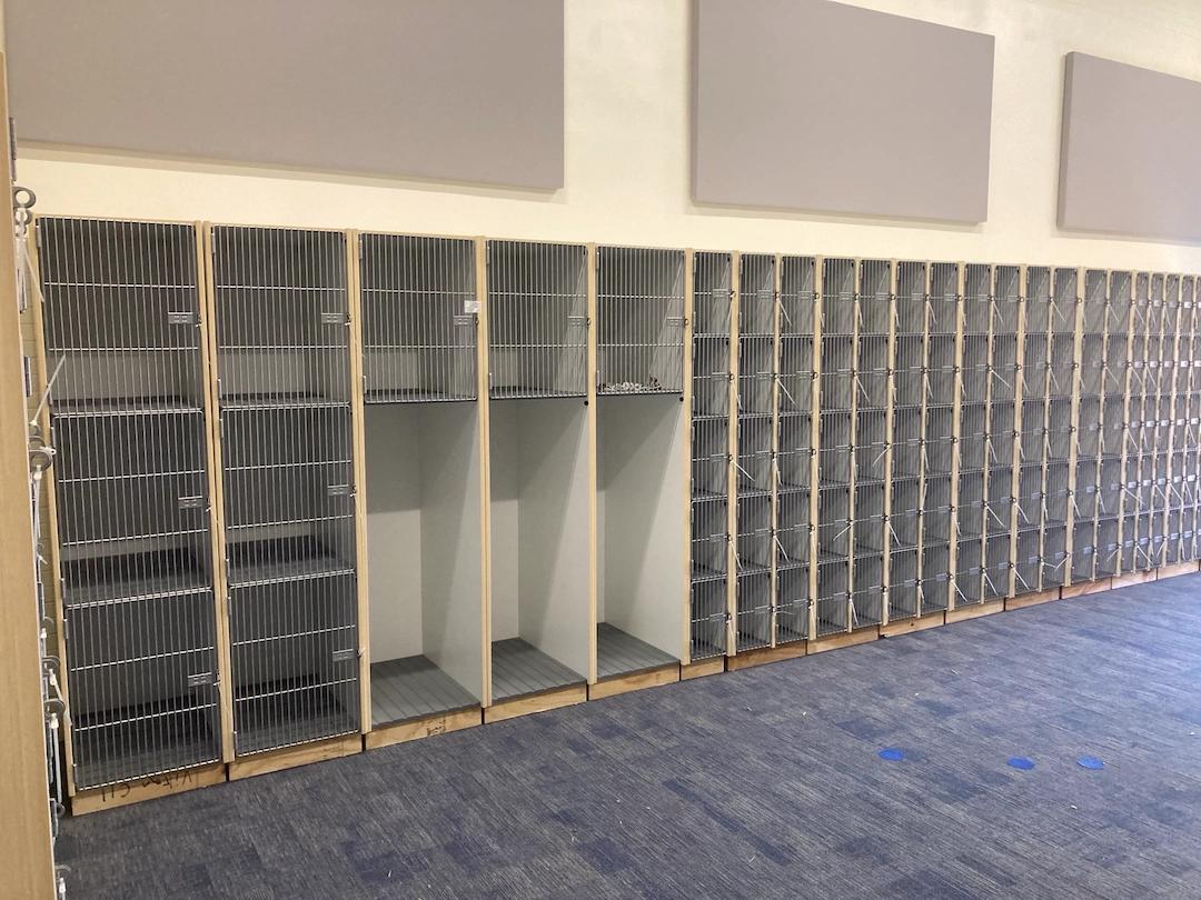 Image of Police lockers that respeasent public safety solutions