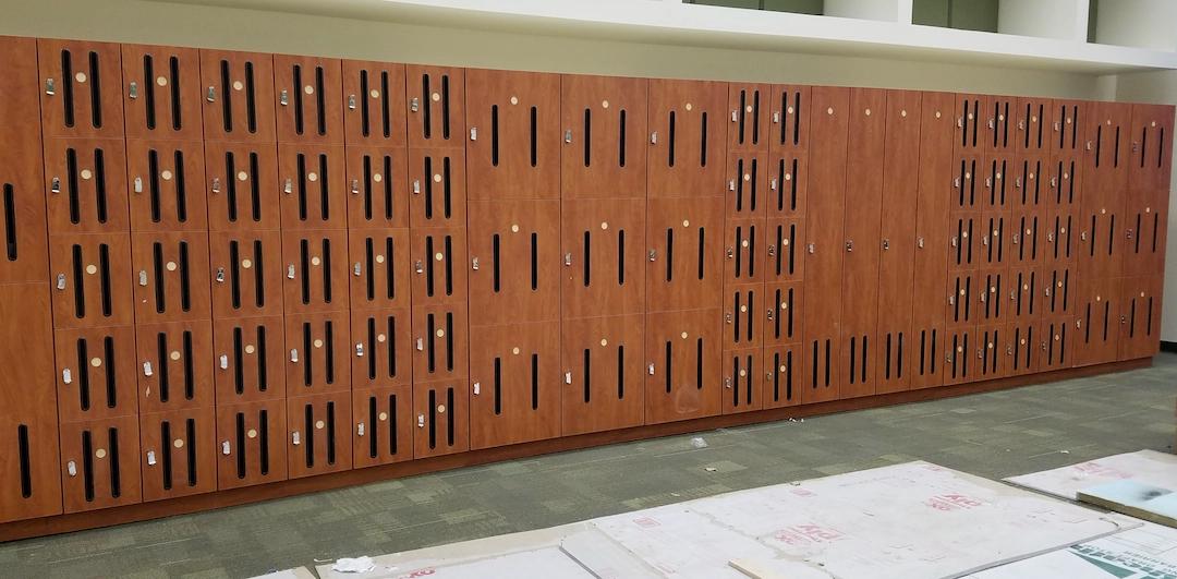 Image of Police lockers that respeasent public safety solutions