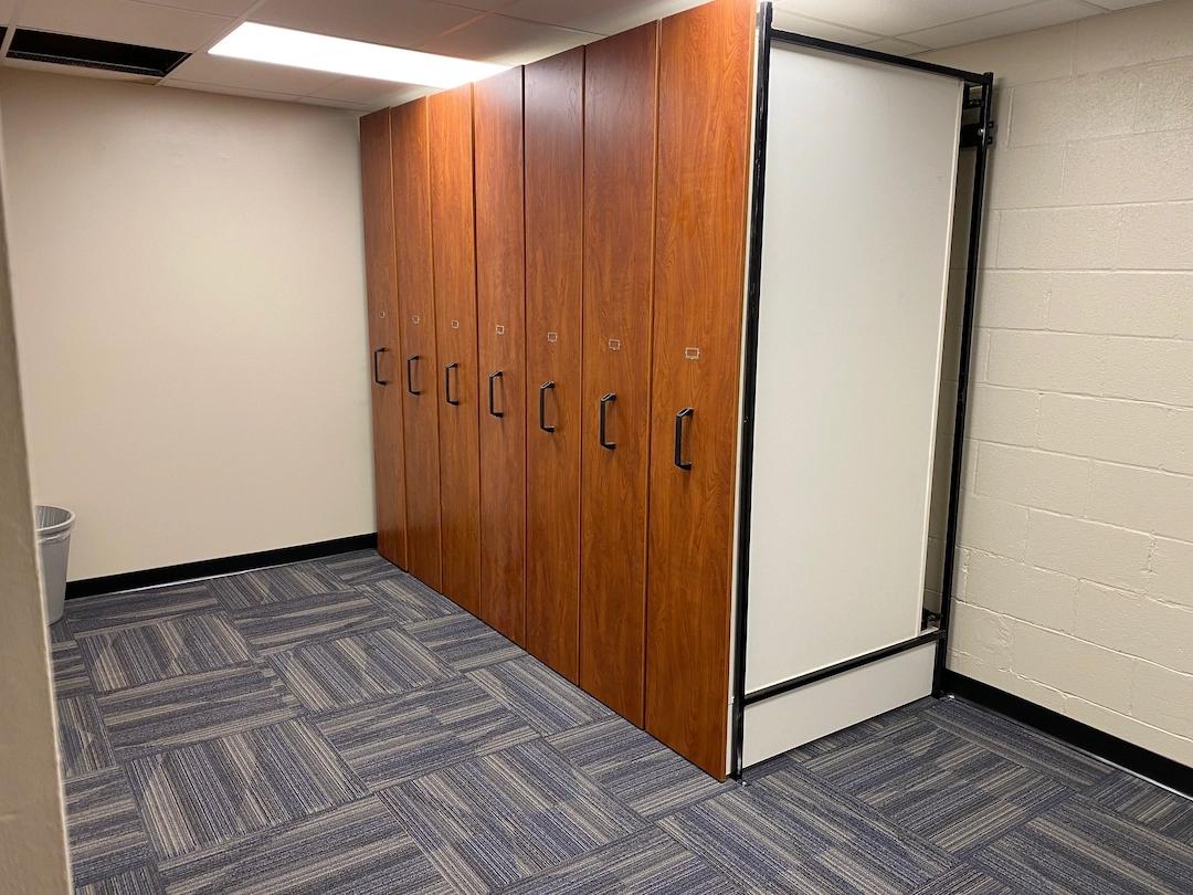 Image of Police lockers that respeasent public safety solutions