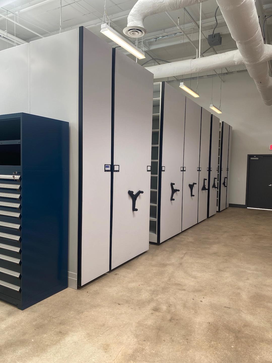 Image of Police lockers that respeasent public safety solutions