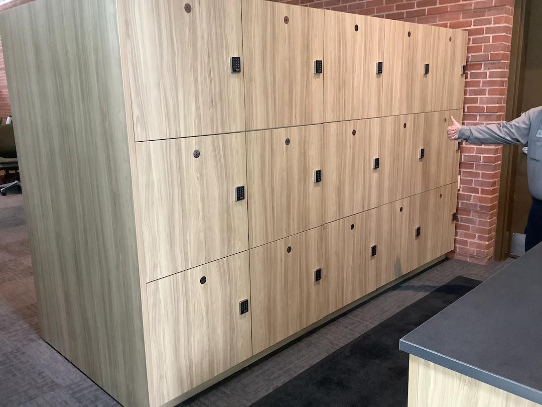 Image of Police lockers that respeasent public safety solutions