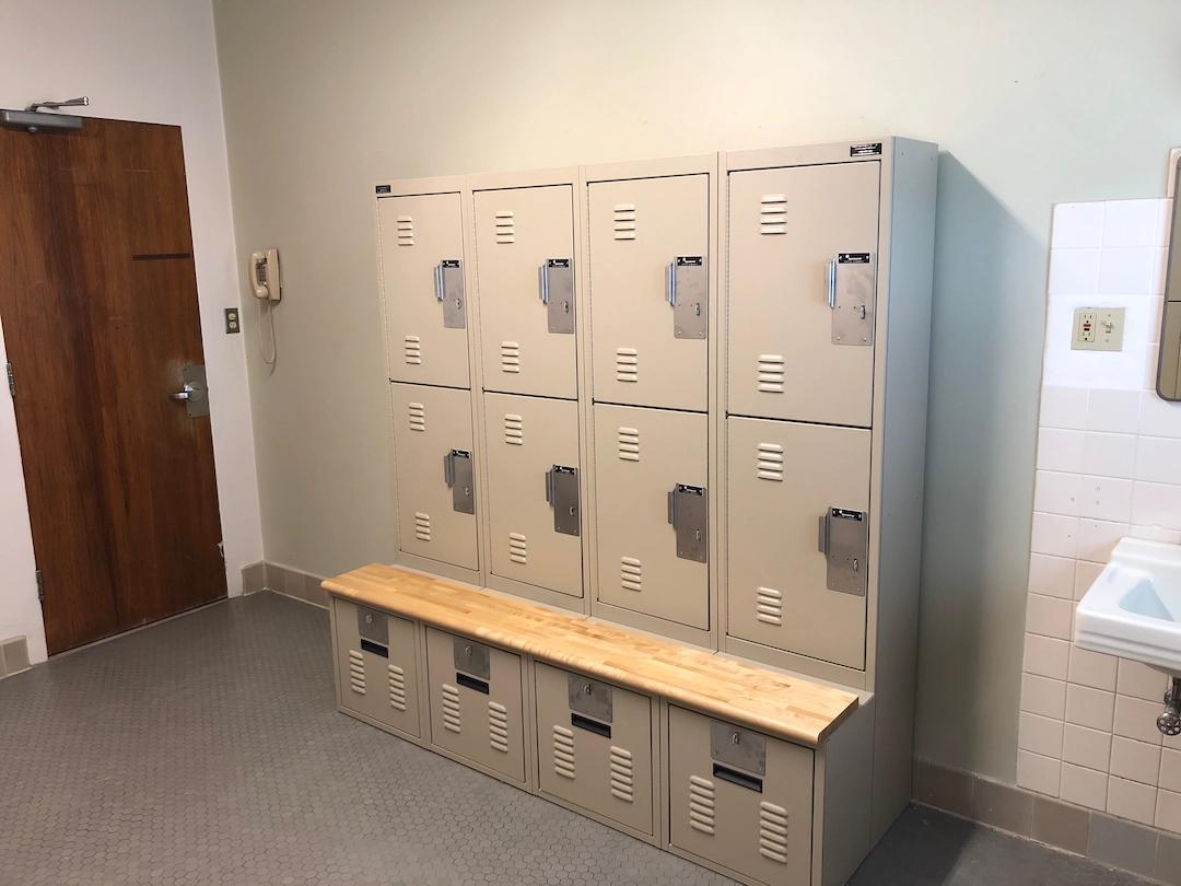 Image of Police lockers that respeasent public safety solutions