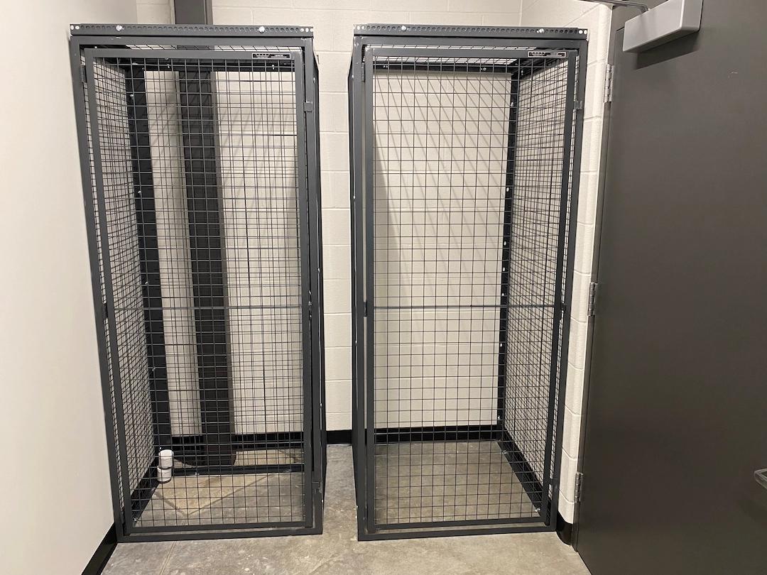 Image of Police lockers that respeasent public safety solutions
