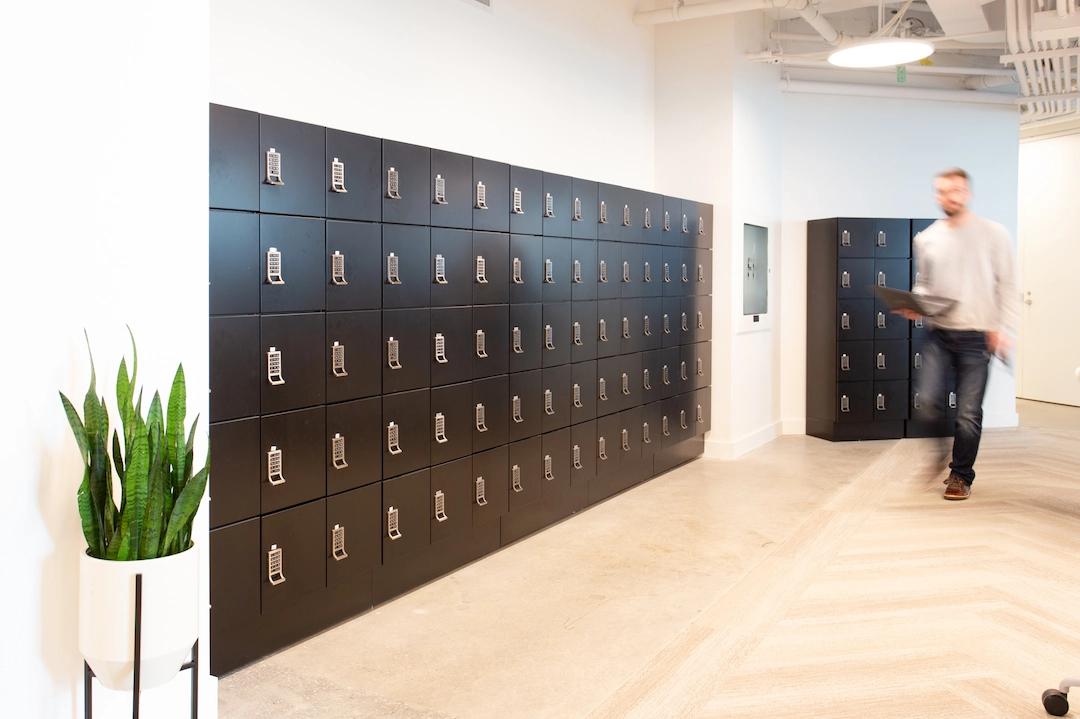 Image of Police lockers that respeasent public safety solutions