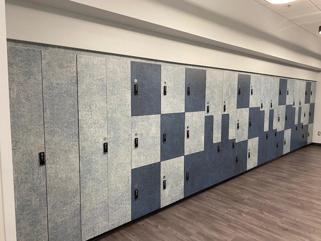 Image of Police lockers that respeasent public safety solutions