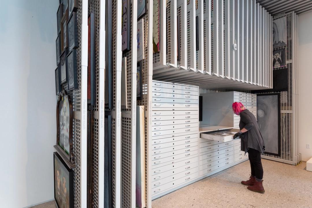 Image of Police lockers that respeasent public safety solutions