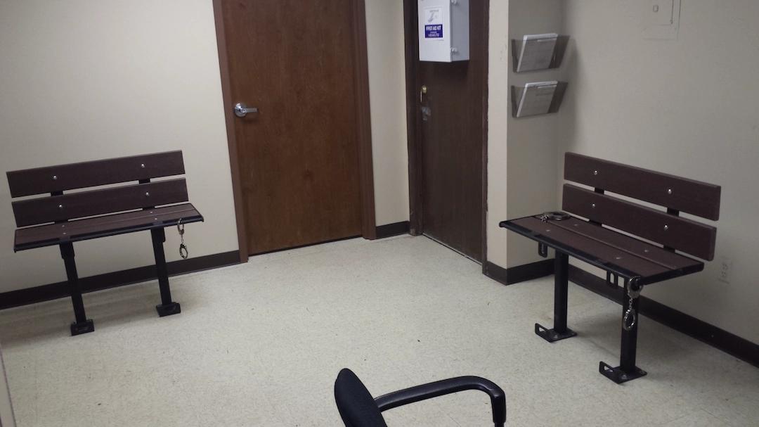 Image of Police lockers that respeasent public safety solutions