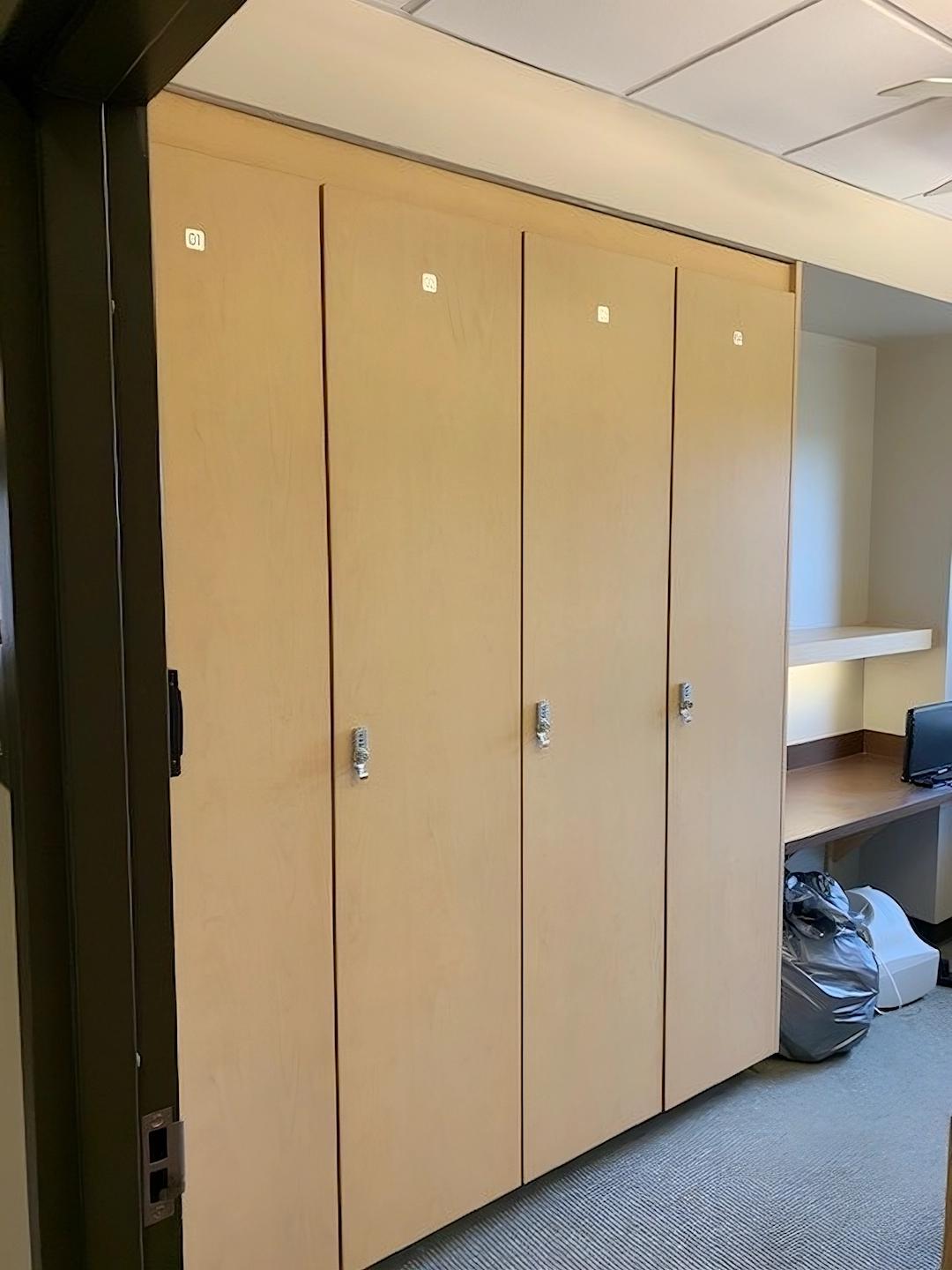 Image of Police lockers that respeasent public safety solutions