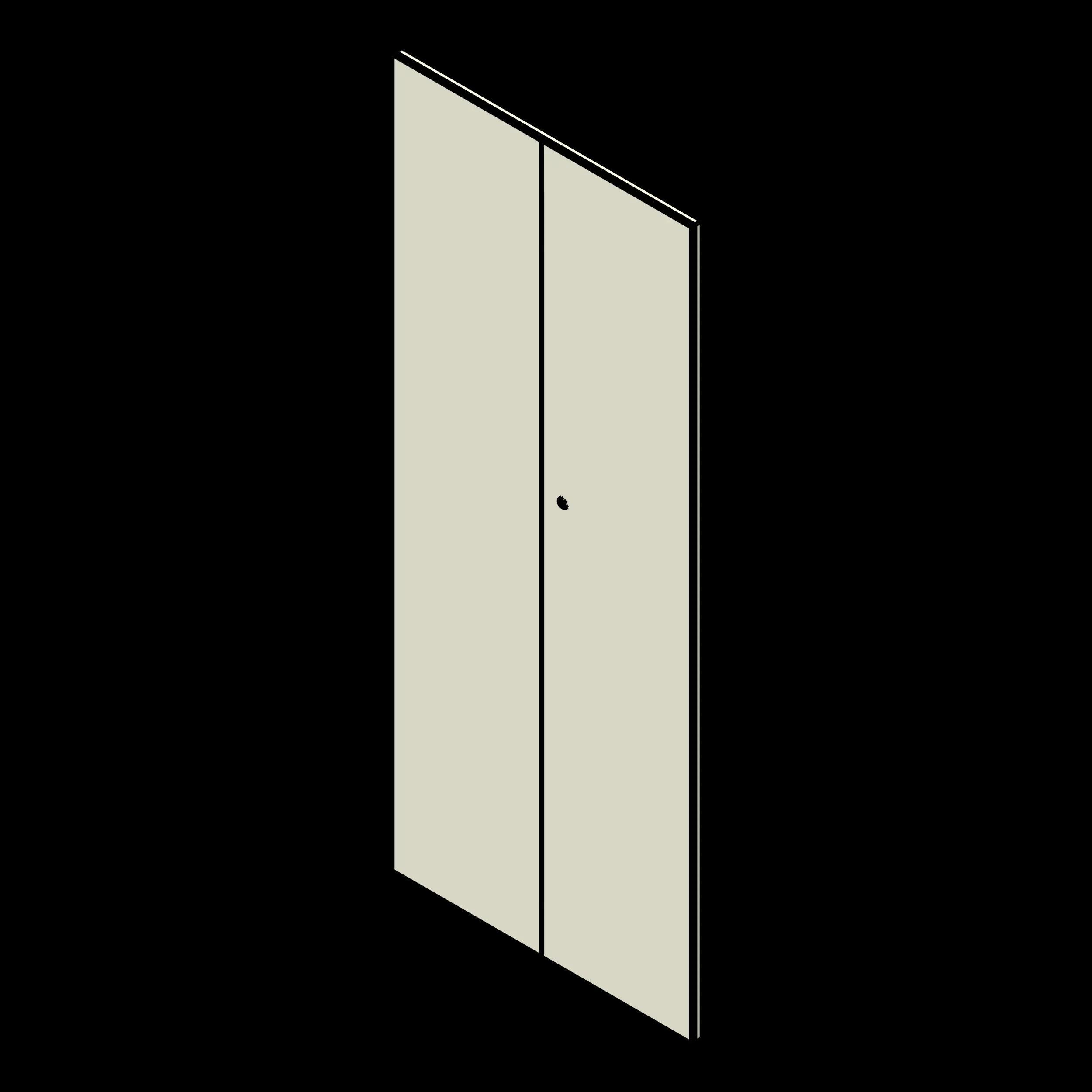 SSG 4-Post Hinged Doors PCS Solid