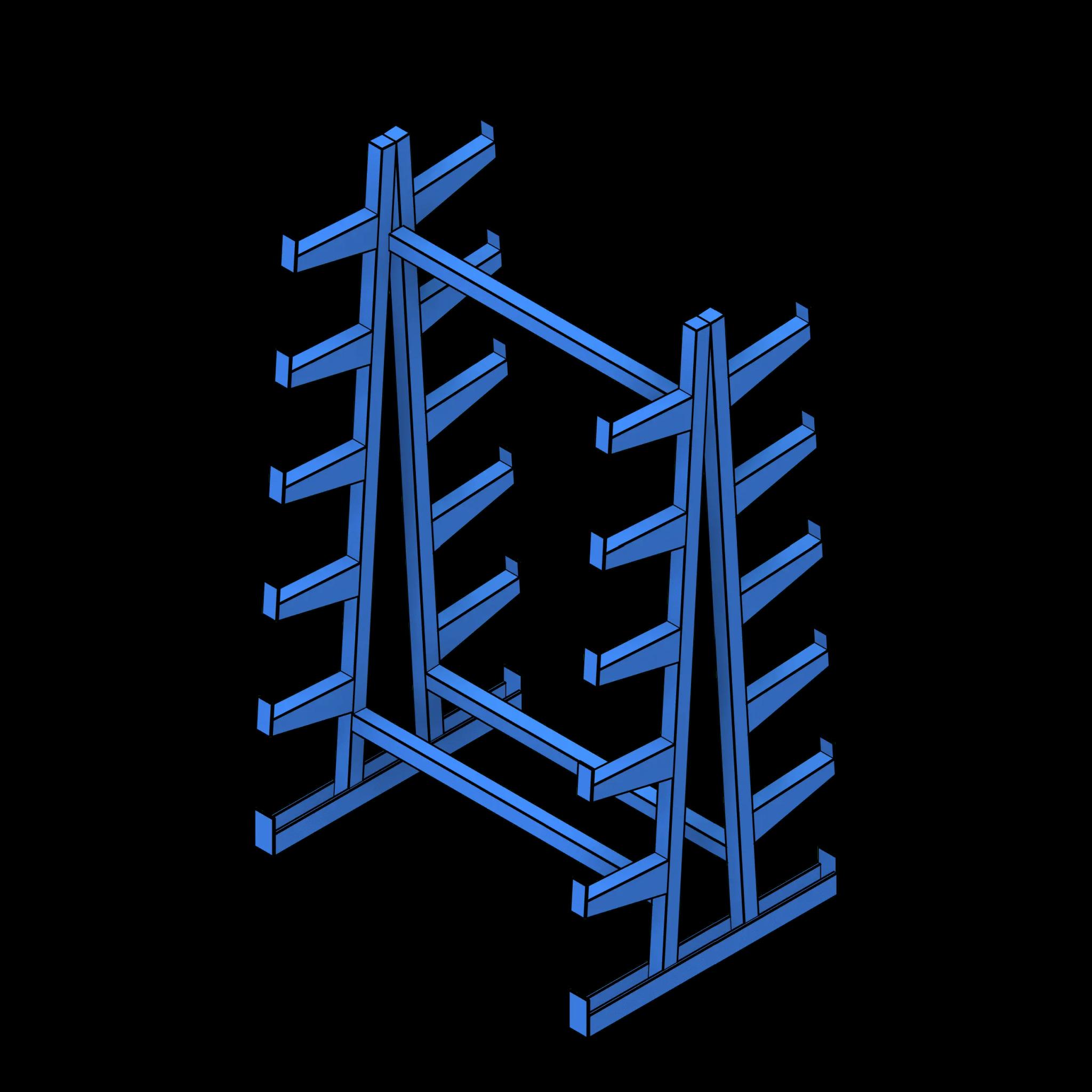  SSG Rack Bar PCS 72x54x120 Double Sided