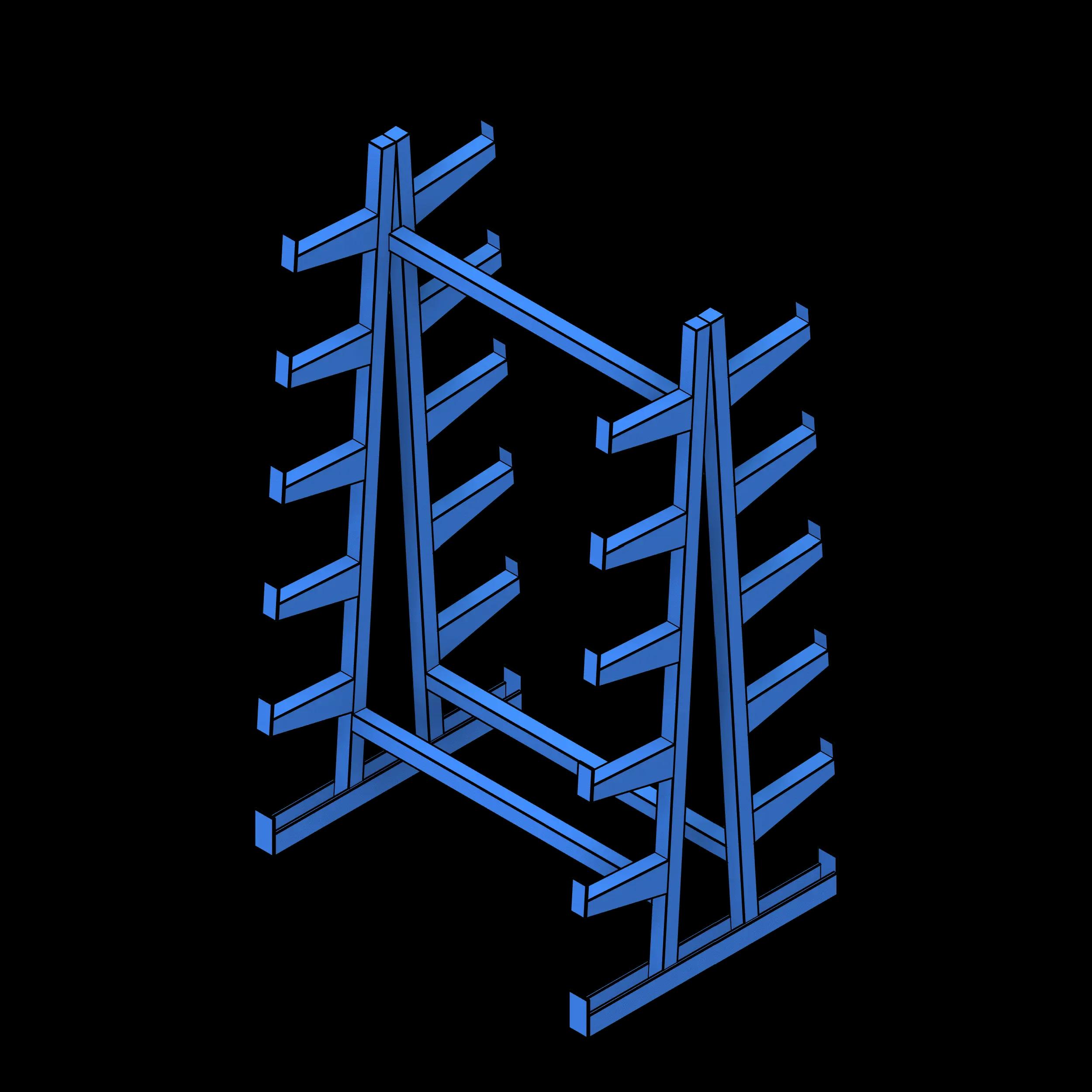  SSG Rack Bar PCS 72x54x120 Double Sided
