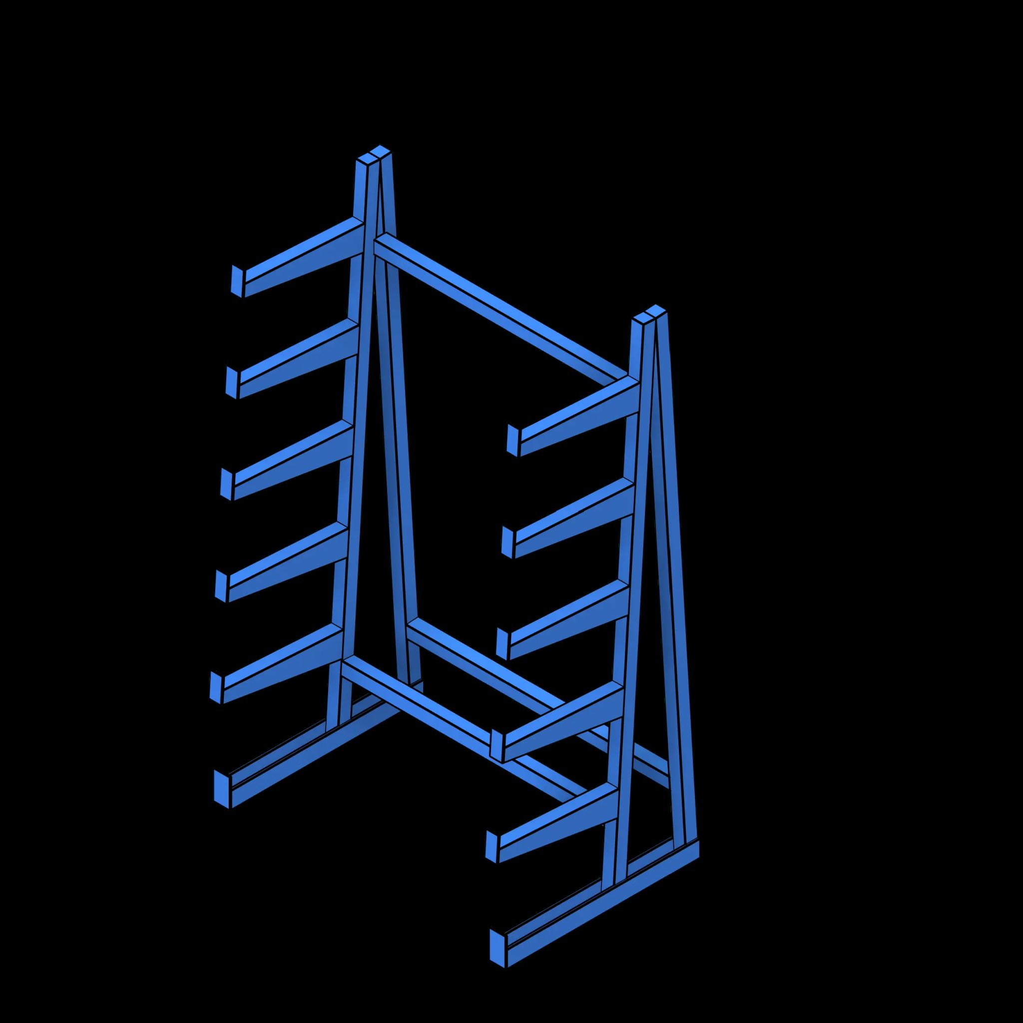  SSG Rack Bar PCS 72x48x120 Single Sided