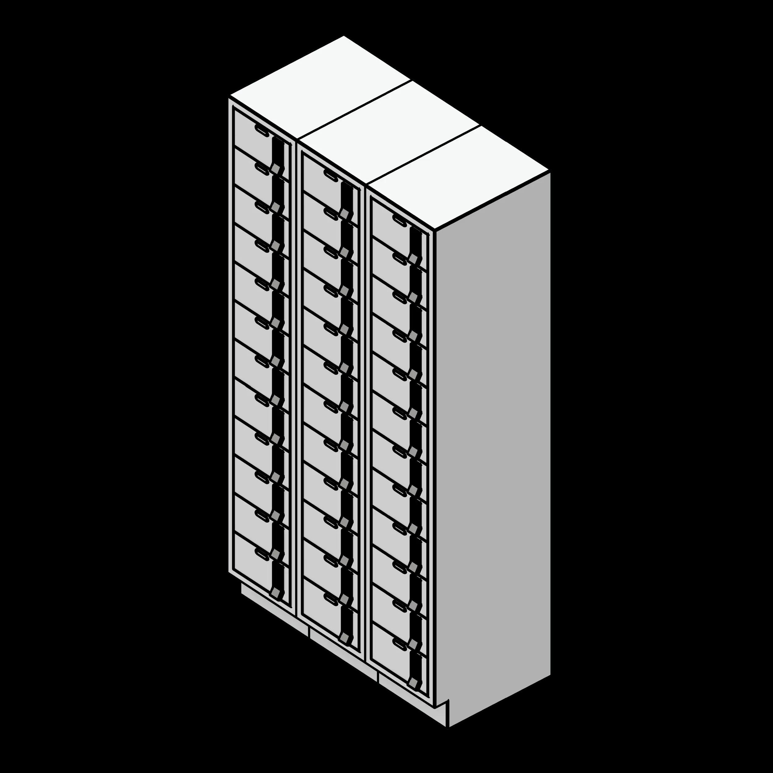 SSG Locker USB PCS 3 Columns