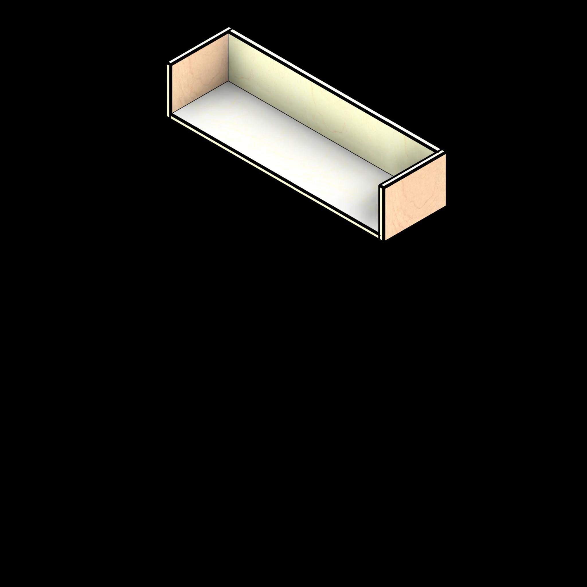 SSG Shelf Open Wall Mounted LAM