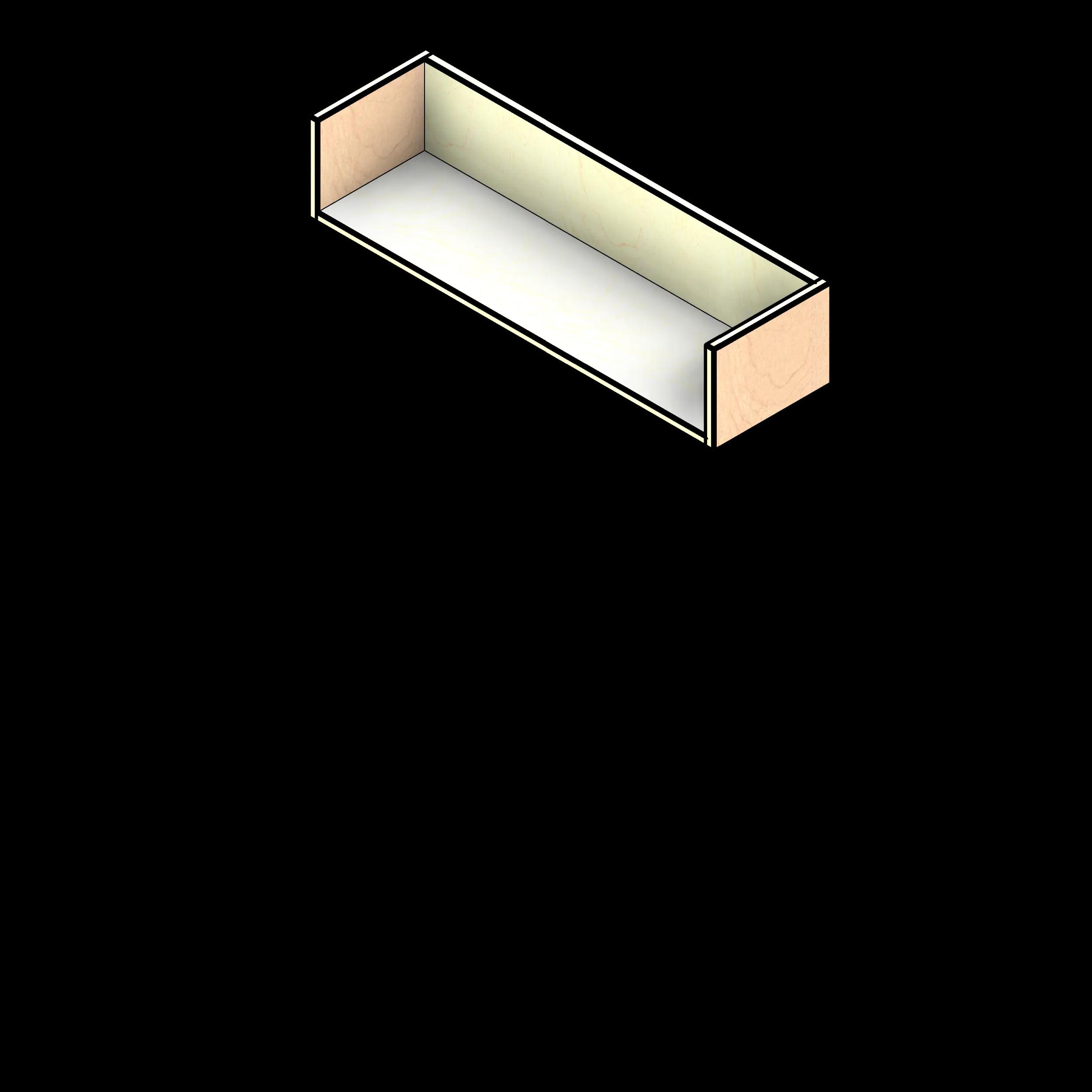 SSG Shelf Open Wall Mounted LAM