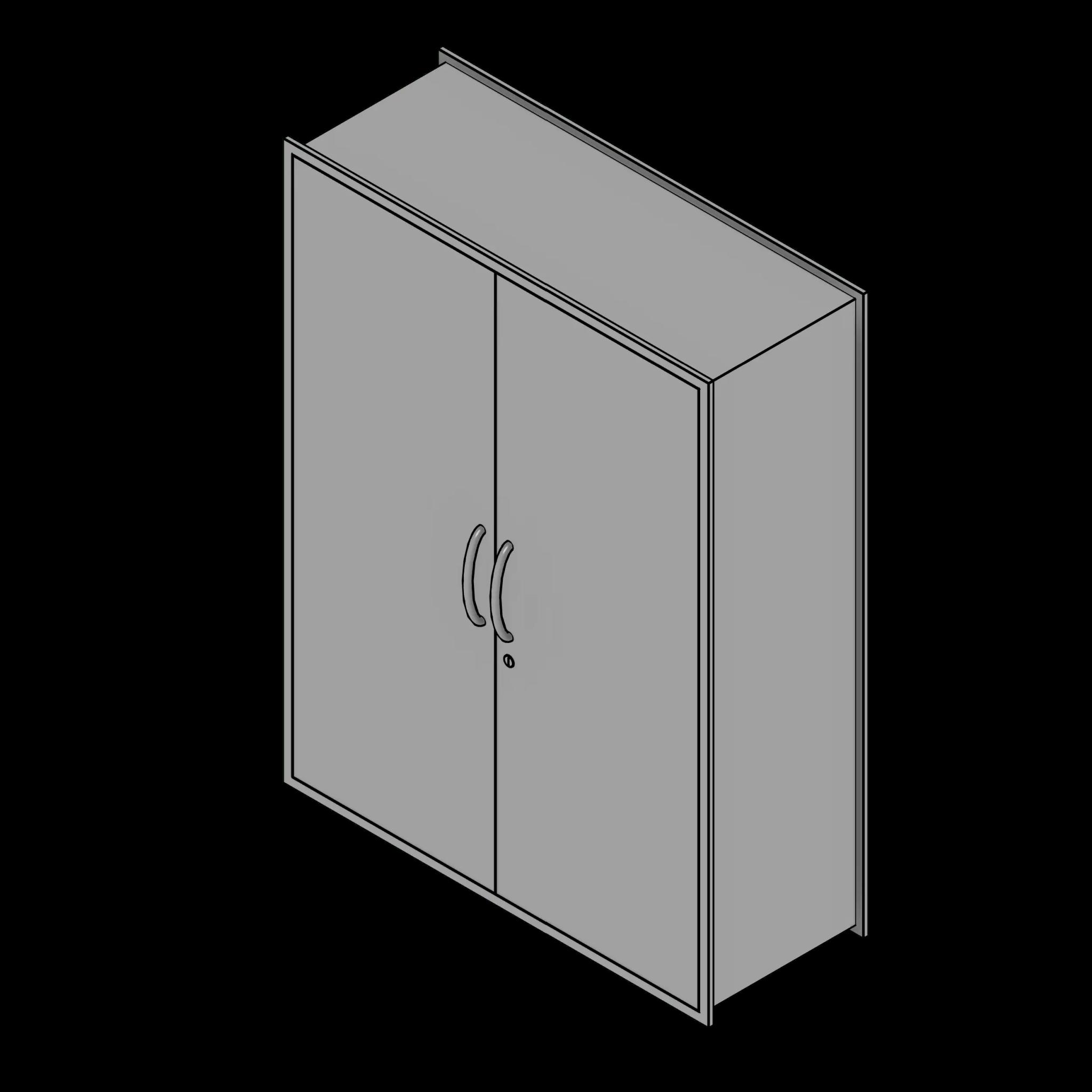 SSG Cabinet Wall Recessed Pass-Thru SST 48x18x63 Solid Door