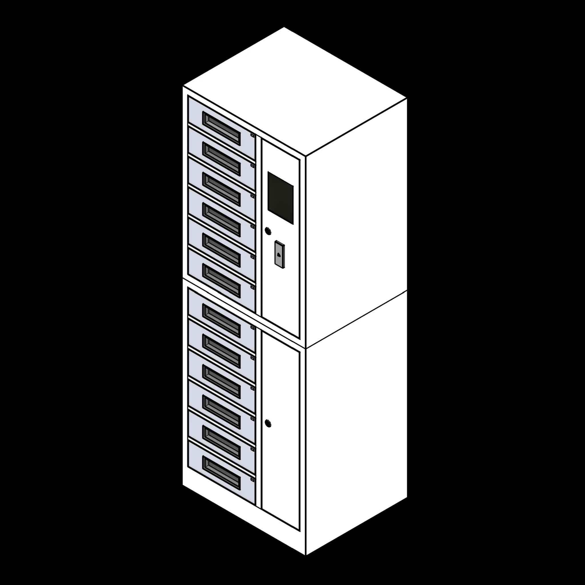 SSG Locker Electronics Charging PCS 12 Opening RFID